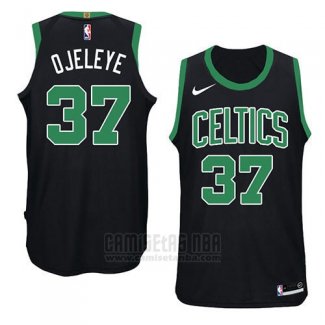 Camiseta Boston Celtics Semi Ojeleye #37 Statement 2018 Negro