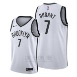Camiseta Brooklyn Nets Kevin Durant #7 Association 2019 Blanco