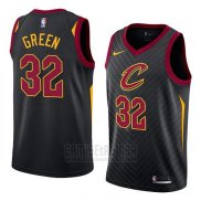 Camiseta Cleveland Cavaliers Jeff Green #32 Statement 2018 Negro