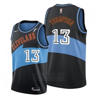 Camiseta Cleveland Cavaliers Tristan Thompson #13 Classic Edition 2019-20 Negro