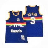 Camiseta Denver Nuggets Allen Iverson #3 Mitchell & Ness 2006-07 Azul