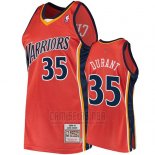 Camiseta Golden State Warriors Kevin Durant 2009-10 Hardwood Classics Naranja