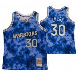 Camiseta Golden State Warriors Stephen Curry #30 Galaxy Azul