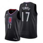 Camiseta Los Angeles Clippers Garrett Temple #17 Statement 2019 Negro