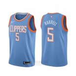 Camiseta Los Angeles Clippers Montrezl Harrell #5 Ciudad Azul