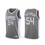 Camiseta Los Angeles Clippers Patrick Patterson #54 Earned 2020-21 Gris
