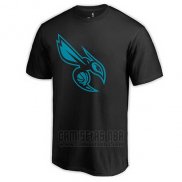 Camiseta Manga Corta Charlotte Hornets Negro