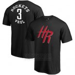 Camiseta Manga Corta Chris Paul Houston Rockets Negro