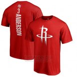 Camiseta Manga Corta Chris Paul Houston Rockets Rojo2