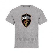 Camiseta Manga Corta Cleveland Cavaliers Gris3