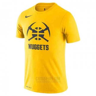 Camiseta Manga Corta Denver Nuggets Amarillo 2019-20 Ciudad