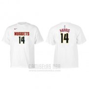 Camiseta Manga Corta Gary Harris Denver Nuggets Blanco