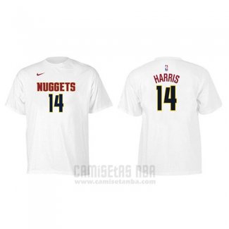 Camiseta Manga Corta Gary Harris Denver Nuggets Blanco