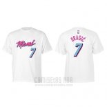 Camiseta Manga Corta Goran Dragic Miami Heat Blanco Ciudad