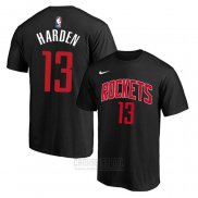 Camiseta Manga Corta James Harde Houston Rockets 2019-20 Negro