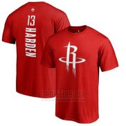 Camiseta Manga Corta James Harden Houston Rockets Rojo2