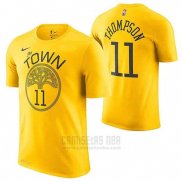 Camiseta Manga Corta Klay Thompson Golden State Warriors 2019 Amarillo