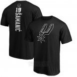 Camiseta Manga Corta Luka Samanic San Antonio Spurs Negro