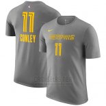 Camiseta Manga Corta Mike Conley Memphis Grizzlies Gris Ciudad