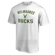 Camiseta Manga Corta Milwaukee Bucks Blanco2