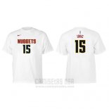 Camiseta Manga Corta Nikola Jokic Denver Nuggets Blanco