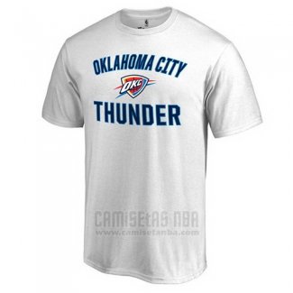 Camiseta Manga Corta Oklahoma City Thunder Blanco