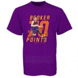 Camiseta Manga Corta Phoenix Suns Violeta Devin Booker 70 Points