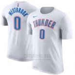 Camiseta Manga Corta Russell Westbrook Oklahoma City Thunder Blanco2