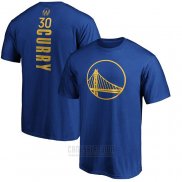 Camiseta Manga Corta Stephen Curry Golden State Warriors 2019-20 Azul2