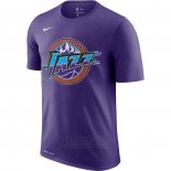 Camiseta Manga Corta Utah Jazz 2019-20 Violeta