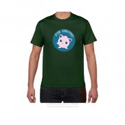 Camiseta Manga Corta Utah Jazz Cruzado Pokemon Jigglypuff Verde