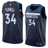 Camiseta Minnesota Timberwolves Jared Terrell #34 Icon 2018 Azul