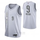 Camiseta Oklahoma City Thunder D.J. Wilson #9 Ciudad 2021-22 Blanco