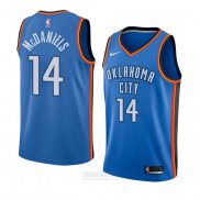 Camiseta Oklahoma City Thunder K. J Mcdaniels #14 Icon 2018 Azul