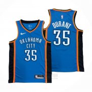 Camiseta Oklahoma City Thunder Kevin Durant #35 Icon Azul