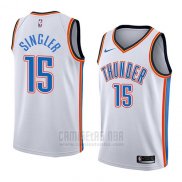 Camiseta Oklahoma City Thunder Kyle Singler #15 Association 2018 Blanco