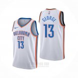 Camiseta Oklahoma City Thunder Paul George #13 Association Blanco