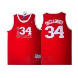 Camiseta Pelicula Big State Jesus Shuttlesworth #34 Rojo
