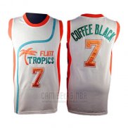 Camiseta Pelicula Flint Tropscs Coffee Black #7 Blanco