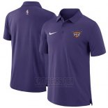 Camiseta Polo Phoenix Suns Violeta