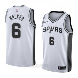 Camiseta San Antonio Spurs Lonnie Walker #6 Association 2018 Blanco