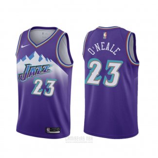 Camiseta Utah Jazz Royce O'neale #23 Hardwood Classics 2019-20 Violeta