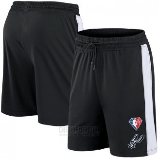 Pantalone San Antonio Spurs 75th Anniversary Negro