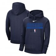 Sudaderas con Capucha Dallas Mavericks Practice Performance 2022-23 Azul2