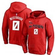 Sudaderas con Capucha Russell Westbrook Houston Rockets Rojo 2019-20 Ciudad