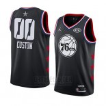 Camiseta All Star 2019 Philadelphia 76ers Personalizada Negro