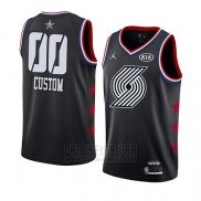 Camiseta All Star 2019 Portland Trail Blazers Personalizada Negro