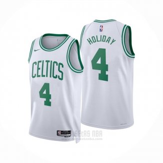 Camiseta Boston Celtics Jrue Holiday #4 Association 2022-23 Blanco