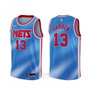 Camiseta Brooklyn Nets James Hardenl #13 Classic 2020-21 Azul