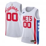 Camiseta Brooklyn Nets Personalizada Classic 2022-23 Blanco